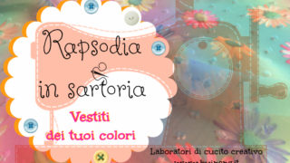 Laboratorio di cucito creativo a Recco a partire da settembre 2017 in 5 incontri formativi